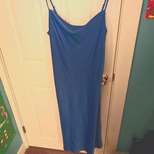 Cowl neck maxi dress